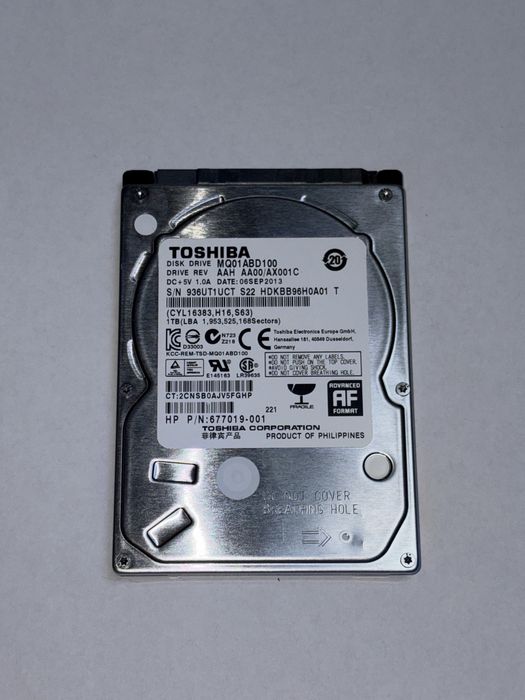 Dysk twardy HDD Toshiba 1TB SATA 2,5”