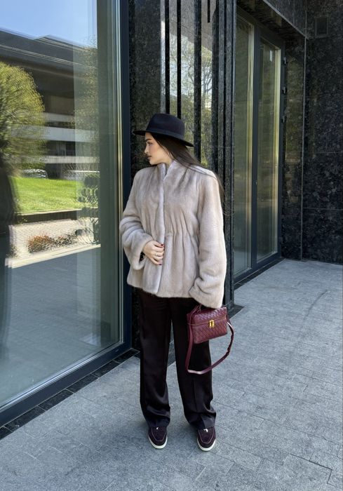 Норкова шуба люкс якості