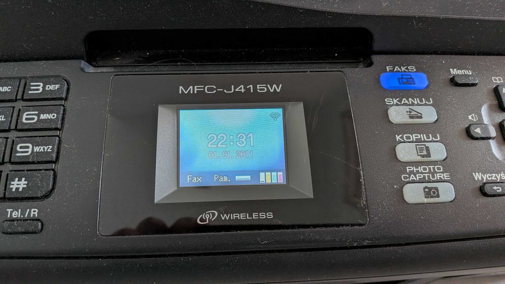 Drukarka Brother MFC-J415W skaner adf fax