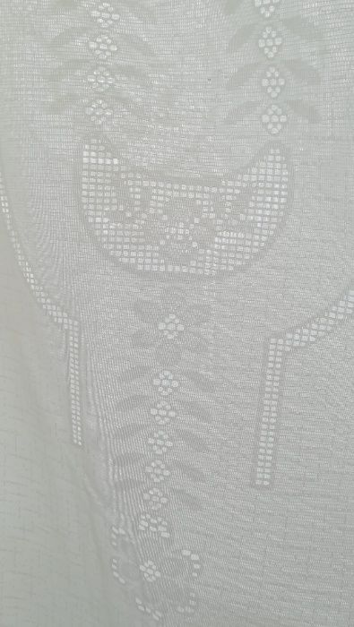 Tecido (nylon branco) para cortinados