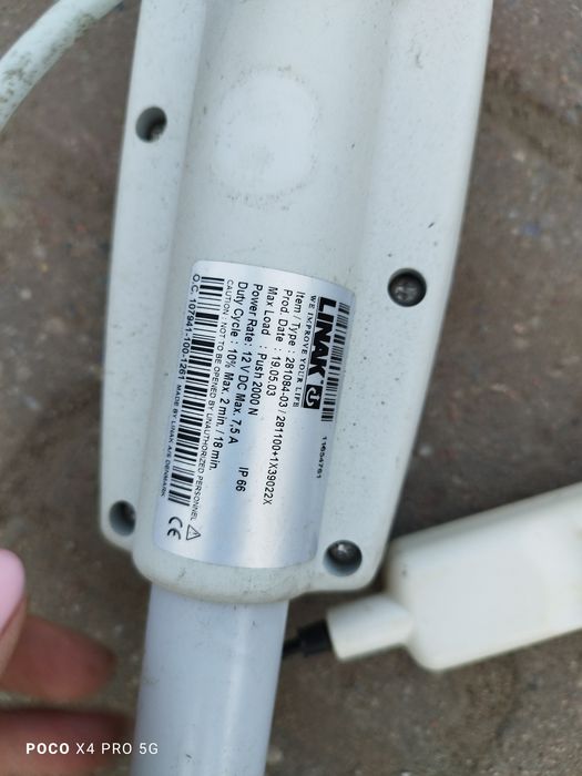 Siłownik liniowy LINAK LA31 12V 2000N