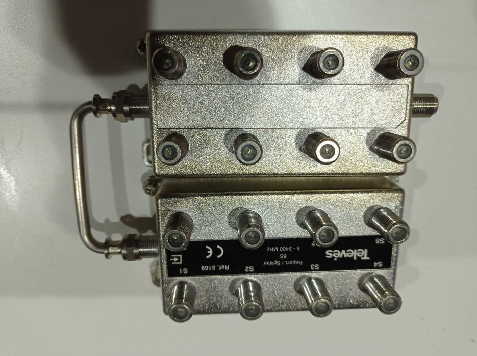 Conector de derivação  F 8 saídas  Televes