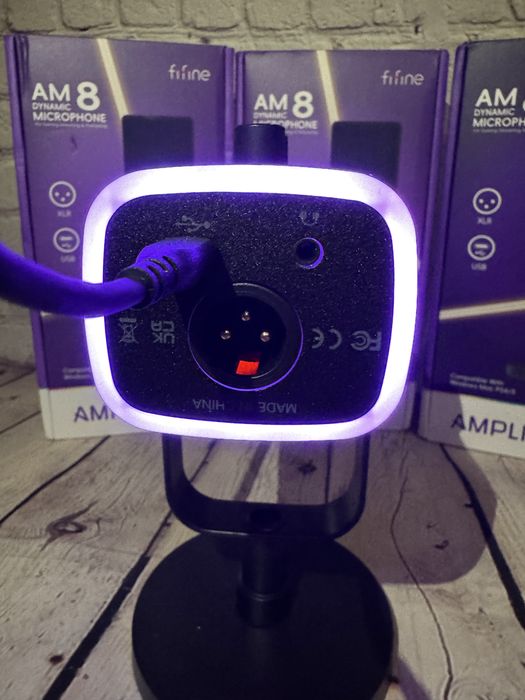 Fifine AM8 Мікрофон студійний динамічний, геймінг