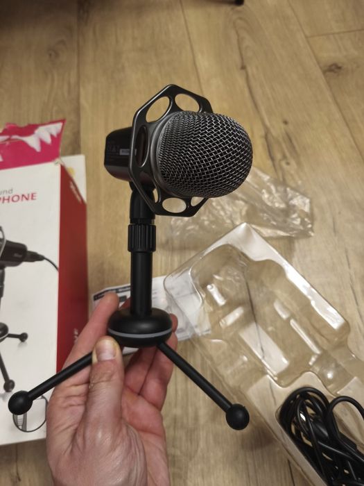 Mikrofon że stojakiem Trust Radi na Jack 3,5 mm