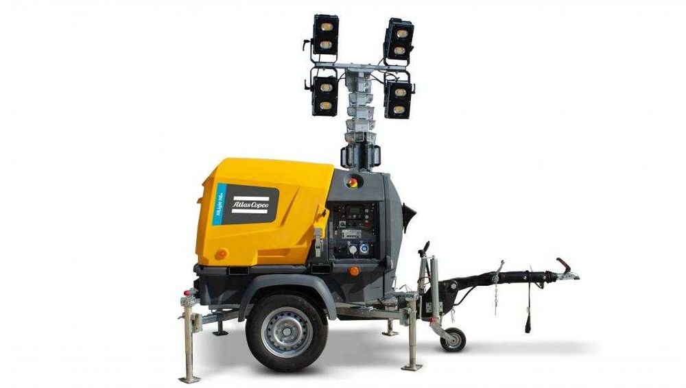 Maszt oświetleniowy ATLAS COPCO H6+(LED) WYNAJEM! 24/7     8m 6000m2