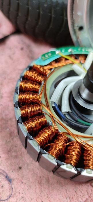 Мотор колесо 6.5" с медной обмоткой ветрогенератор, рабочее состояние