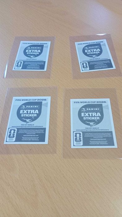 Cromos extra stickers mundial 2026