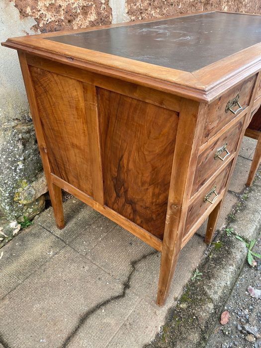 Secretária Madeira Maciça Castanho 1,32 mt Anos 40