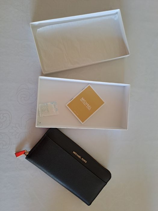 Carteira preta Michael Kors original nova