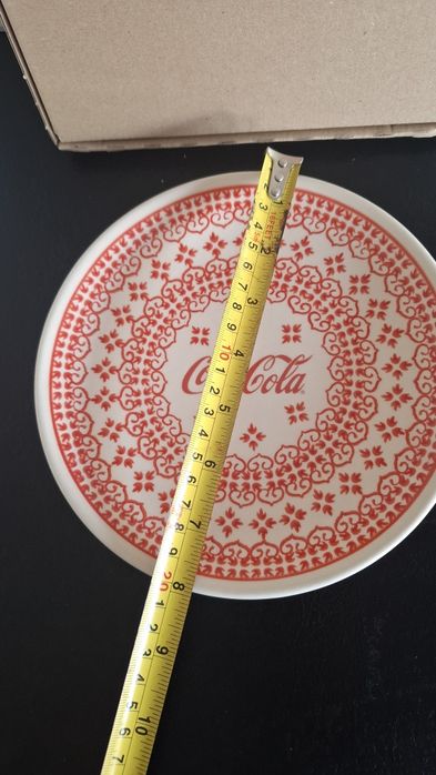 Coca Cola Bolesławiec talerz talerzyk ceramika porcelana