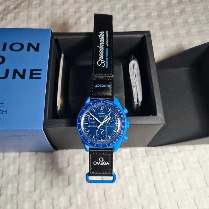 Mission to Neptune Watch SO33N100 - Omega x Swatch New Arrival