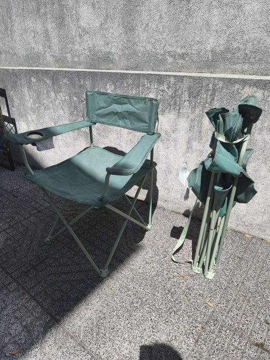 Cadeira campismo dobrável