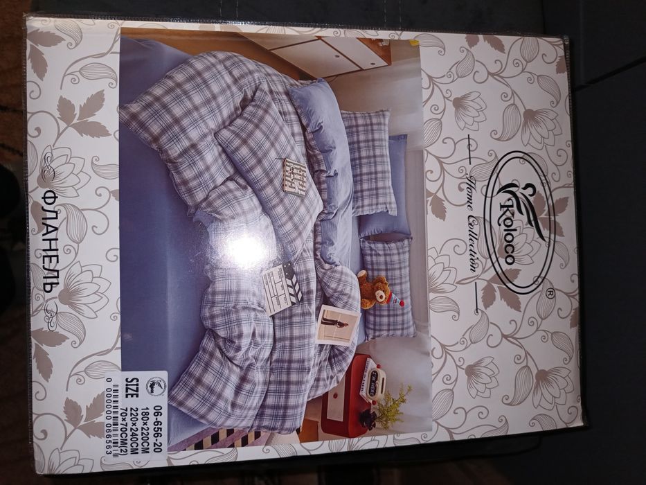 Комплект постельного белья фланель 100%коттон