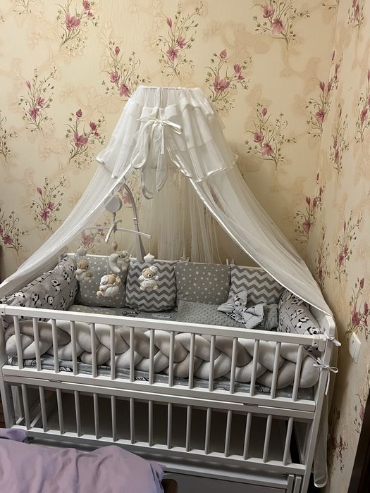 Кровать верес, мишка на месяце.бук