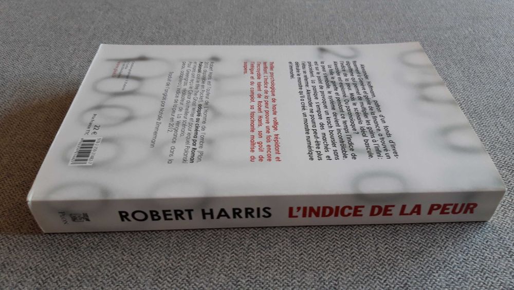 Livro "L'indice de la peur" de Robert Harris