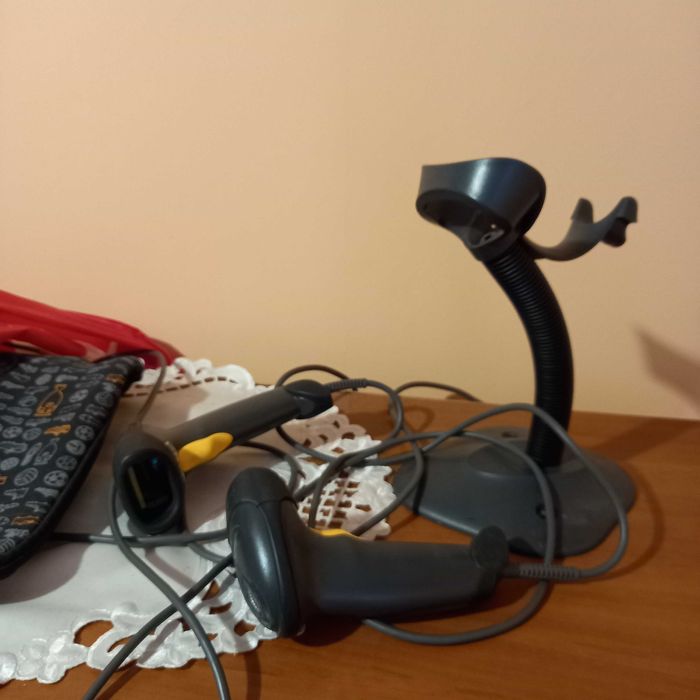 Skaner kasowy sklepowy.