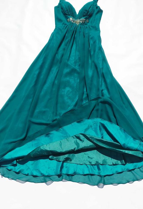 Красивое вечернее длинное платье бренда Jora Collection USA XS