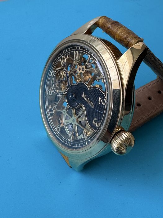 Часы молния ( марьяж-скелетон)