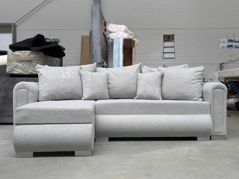 Narożnik Nordi z funkcją spania, nowoczesny funkcjonalny, hit 2025