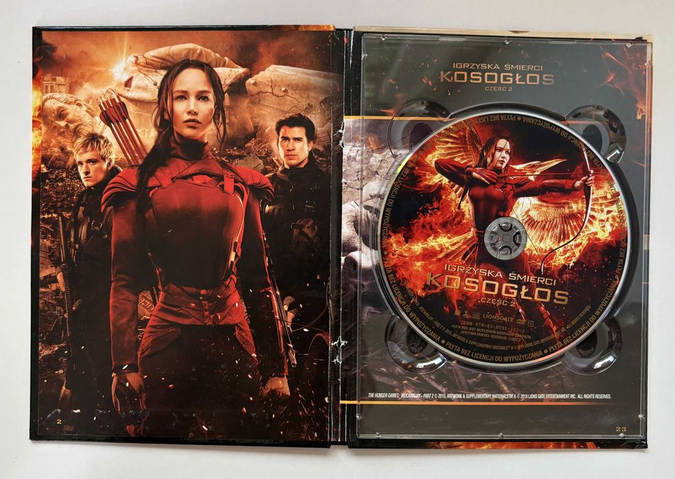 Igrzyska Śmierci 1-4 DVD Komplet The Hunger Games Kolekcja Lektor PL