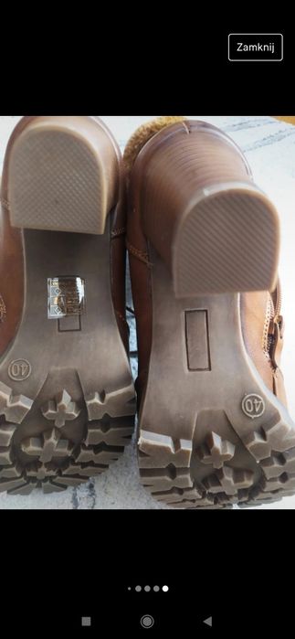 Botki damskie ocieplane