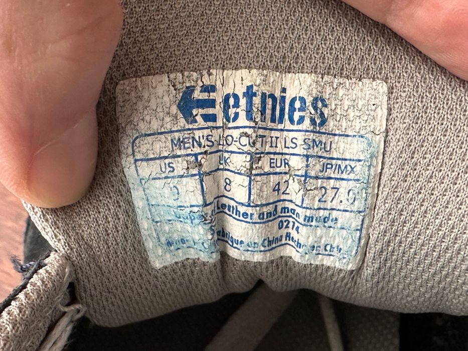 Sapatilhas: Etnies Lo-cut II LS SMU - 42