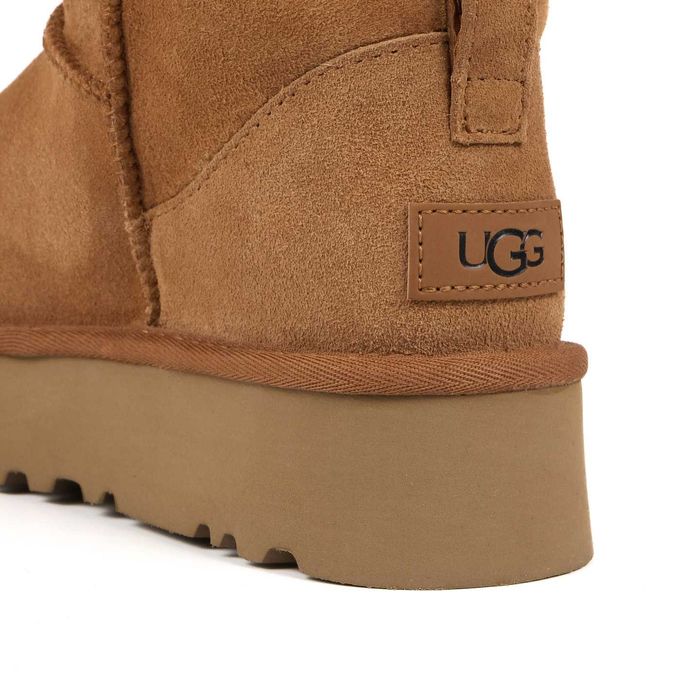 Натуральні жіночі уггі UGG Australia Ultra Mini women Chesnut