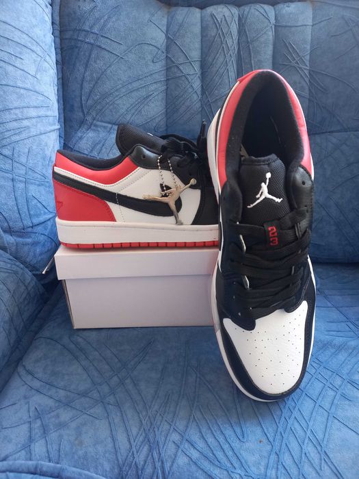 Акція знижка кросівки чоловічі шкіряні nike air(найк аір) біло-чорні