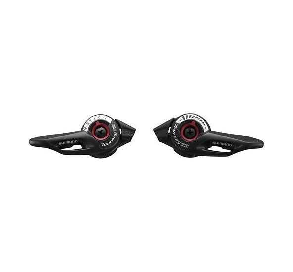 Manetki TOURNEY SL-TZ500 SHIMANO czarne 3x7-rzędów