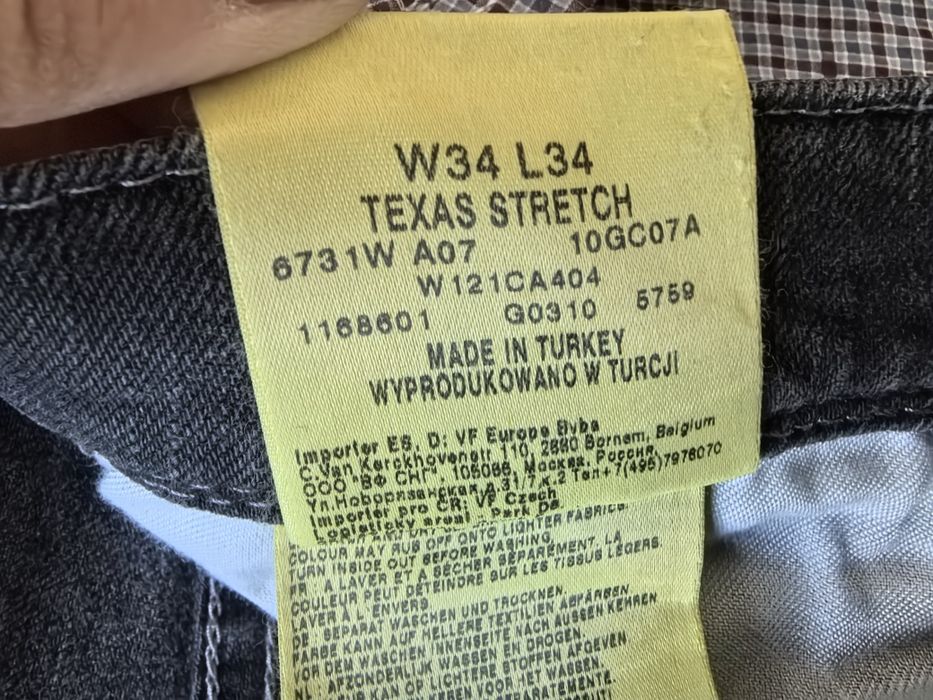 Dżinsy Męskie Wrangler r. W34 L34