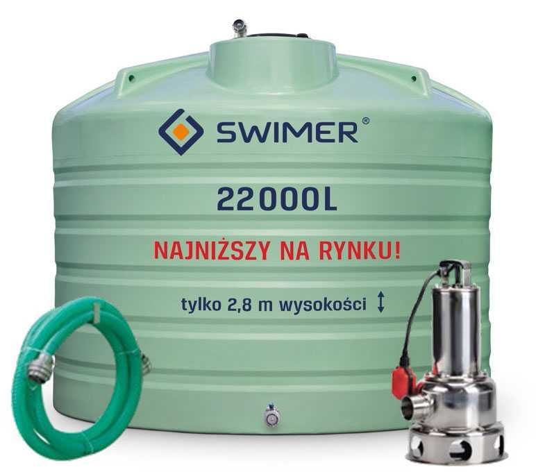Zbiornik na RSM SWIMER 22000l pompa, wąż dystrybucyjny