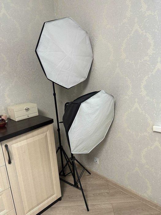Софтбокс Mircopro FL-305 — комплект із двох, б/в, софтбокс, Софтбокс Mircopro FL-305 2 шт. для фото/відео, студійне світло,