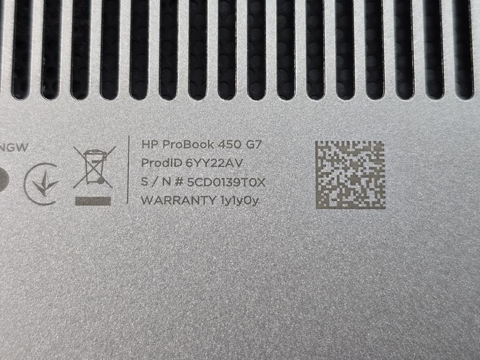 HP Probook 450 g7 i7-10510u 16gb mx250
