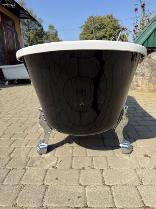 Ванна на левових лапах 161 см ретро ванна (00207+)