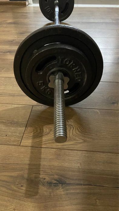 Гриф штанга с блинами TORNEO в сборе 40 кг