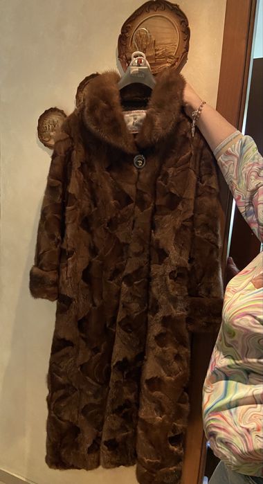 Futro z norek nowy bez metki saga mink gang shun L/XL