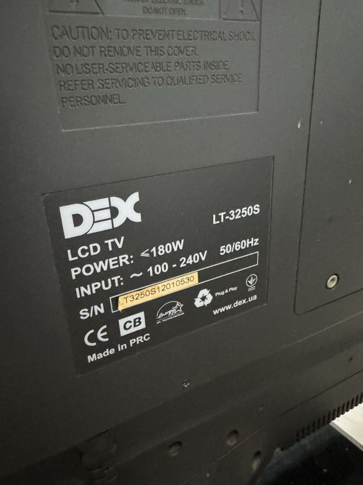 Телевізор DEX LT3250TS