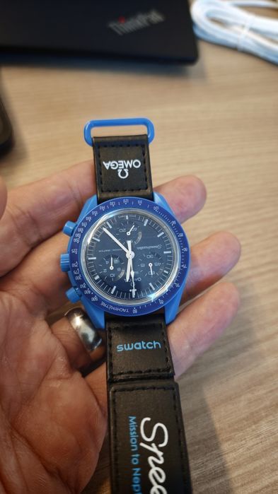 Swatch x Omega MoonSwatch – Mission to Neptune | Muito Bom Estado