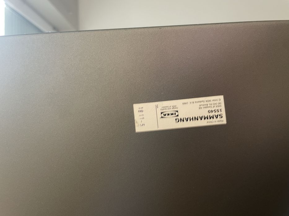 Stolik witrynka metalowy