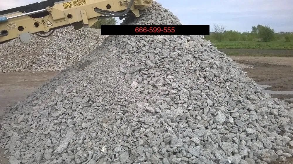 Gruz betonowy, kruszywo, ziemia, piasek, wywóz gruzu Radom i okolice