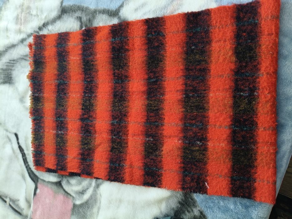 Vintage włochaty bieżnik w pasy PRL ¹⁸⁸