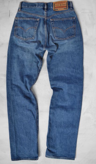 mom jeans Diesel spodnie z wysokim stanem vintage