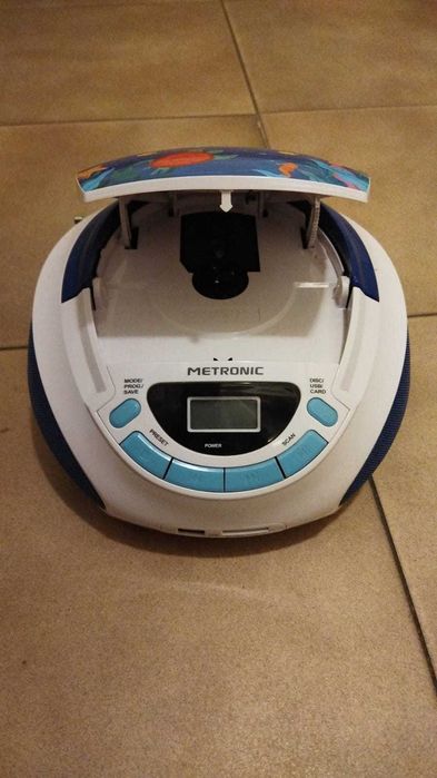 Leitor CD Metronic Infantil — com entrada USB e SD