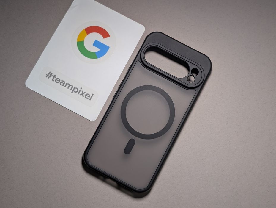 Чохол з магнітним кругом МАГСЕЙВ для Google Pixel 9 Pro Чорний