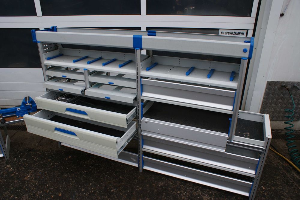 Regały SORTIMO BOTT WURTH imadło zabudowa serwisowa szuflady    nr3