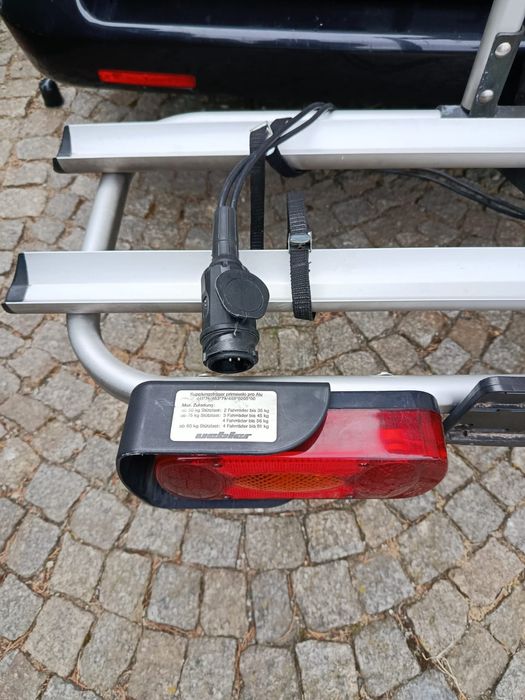 Bagażnik uchylny na dwa rowery uebler