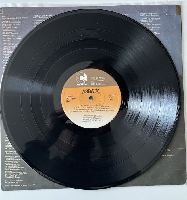 ABBA - The Album JAPAN LP 1977 Polar GATEFOLD