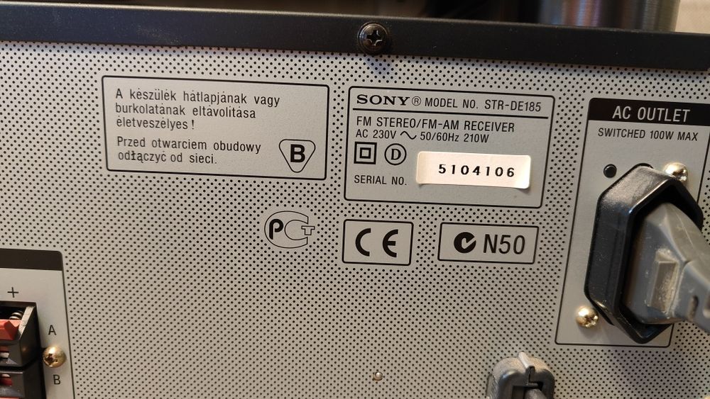 Zestaw Sony Amplituner z CD