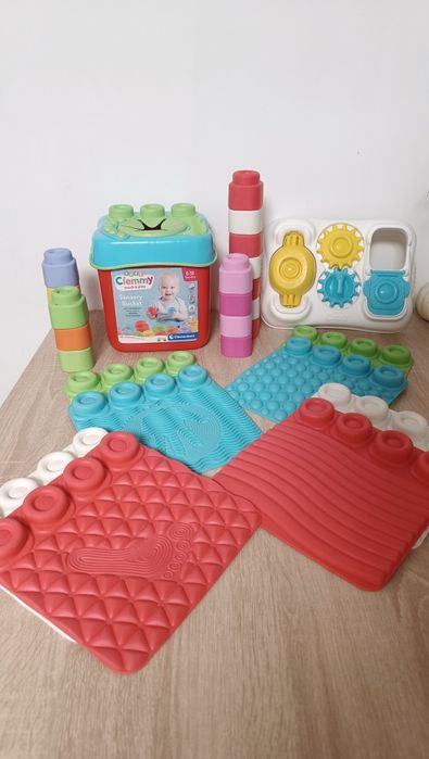 Soft clemmy ścieżka sensoryczna klocki pudełko