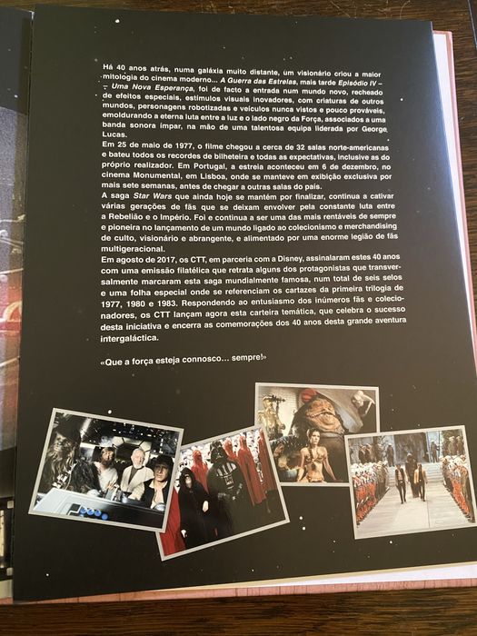 Carteira Temática CTT Star Wars 40 Anos (Edição Limitada)